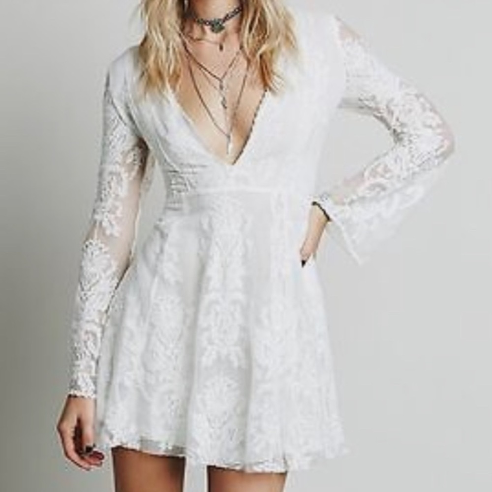 ▫️ Free People ▫️ Reign Over Me Lace Dress